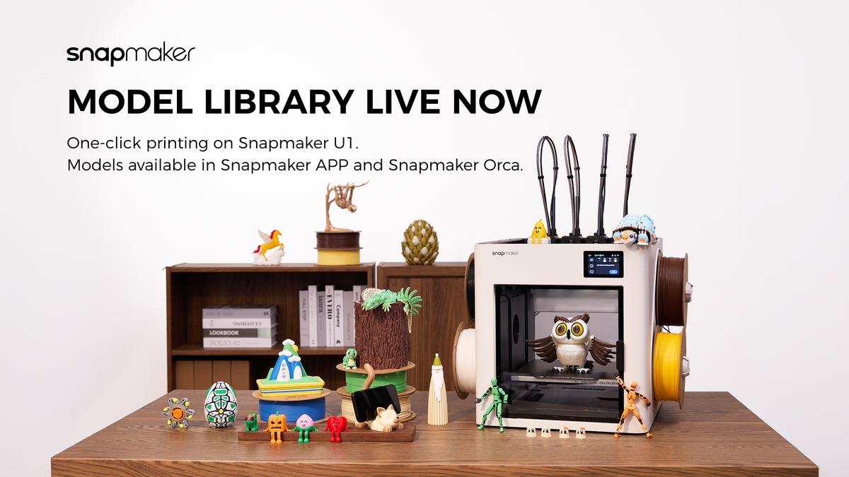 Snapmaker Model Library, Live Now